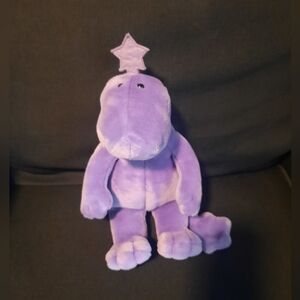 Vintage Gund Zwibble Dibble Purple Dinosaur Plush